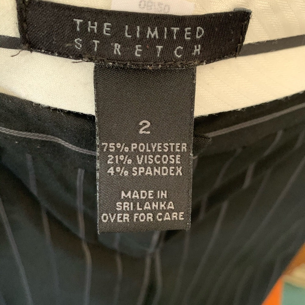 The Limited Black Pinstripe Pants - Picture 2 of 4